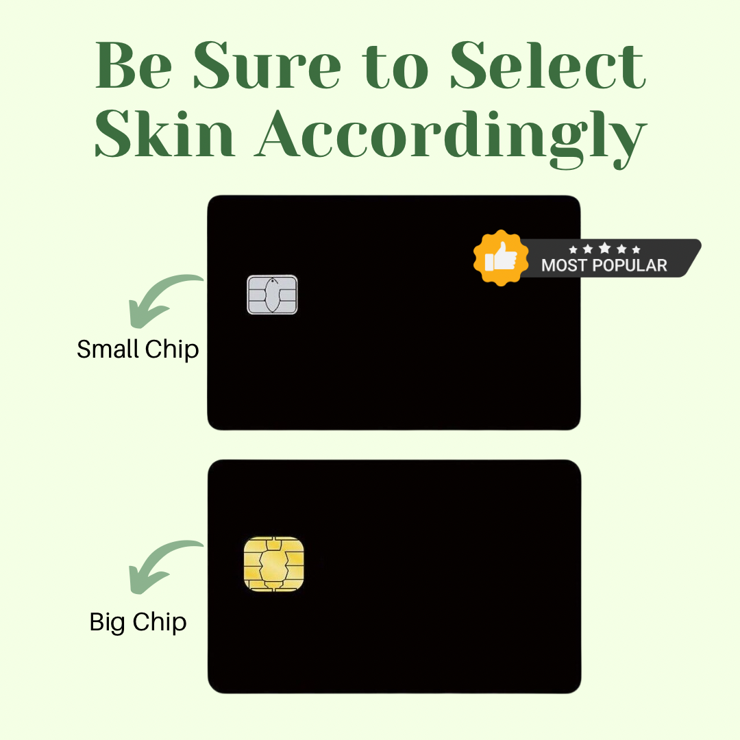 Uno Collection - Decal Credit Card Cover Vinyl Skin Sticker