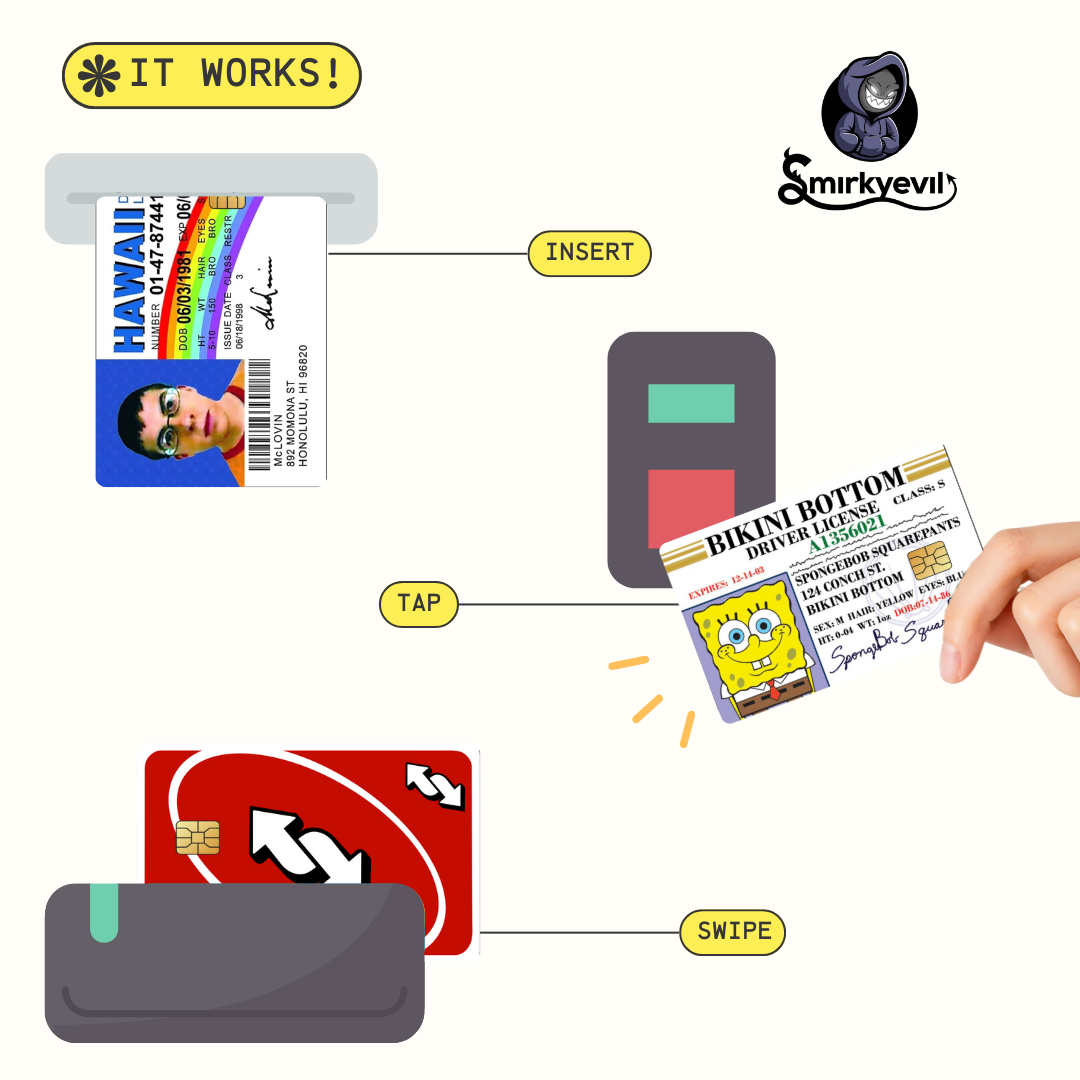 One Piece Custom Anime Styled Card Decal Credit Card Cover Vinyl Skin Sticker - Credit Card Accessory