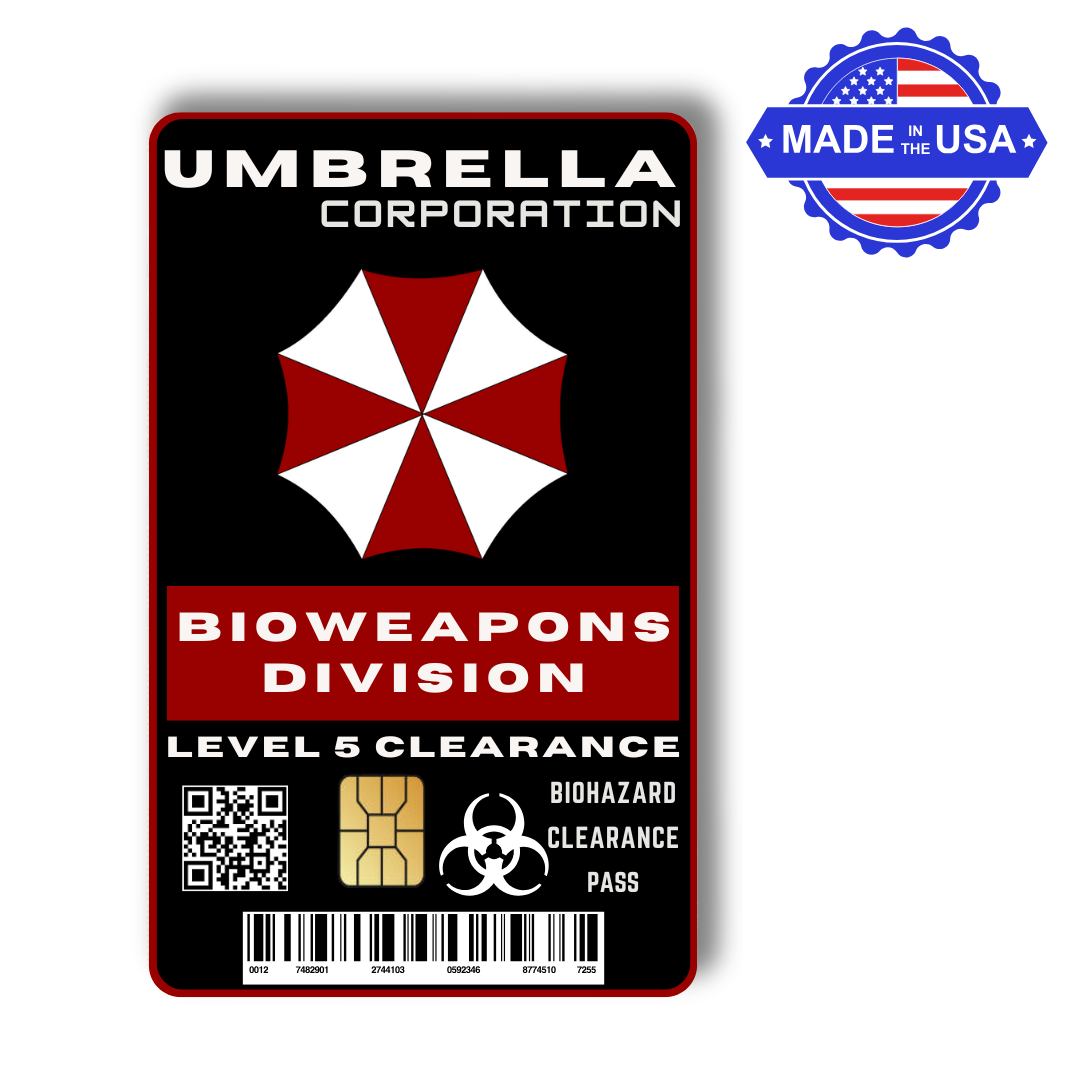 Umbrella Bio - Decal Credit Card Cover Vinyl Skin Sticker