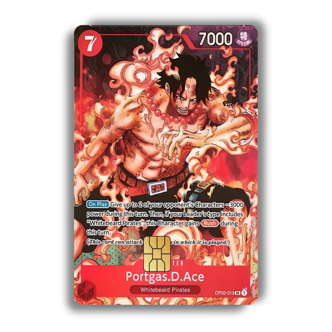 One Piece Custom Anime Styled Card Decal Credit Card Cover Vinyl Skin Sticker - Credit Card Accessory