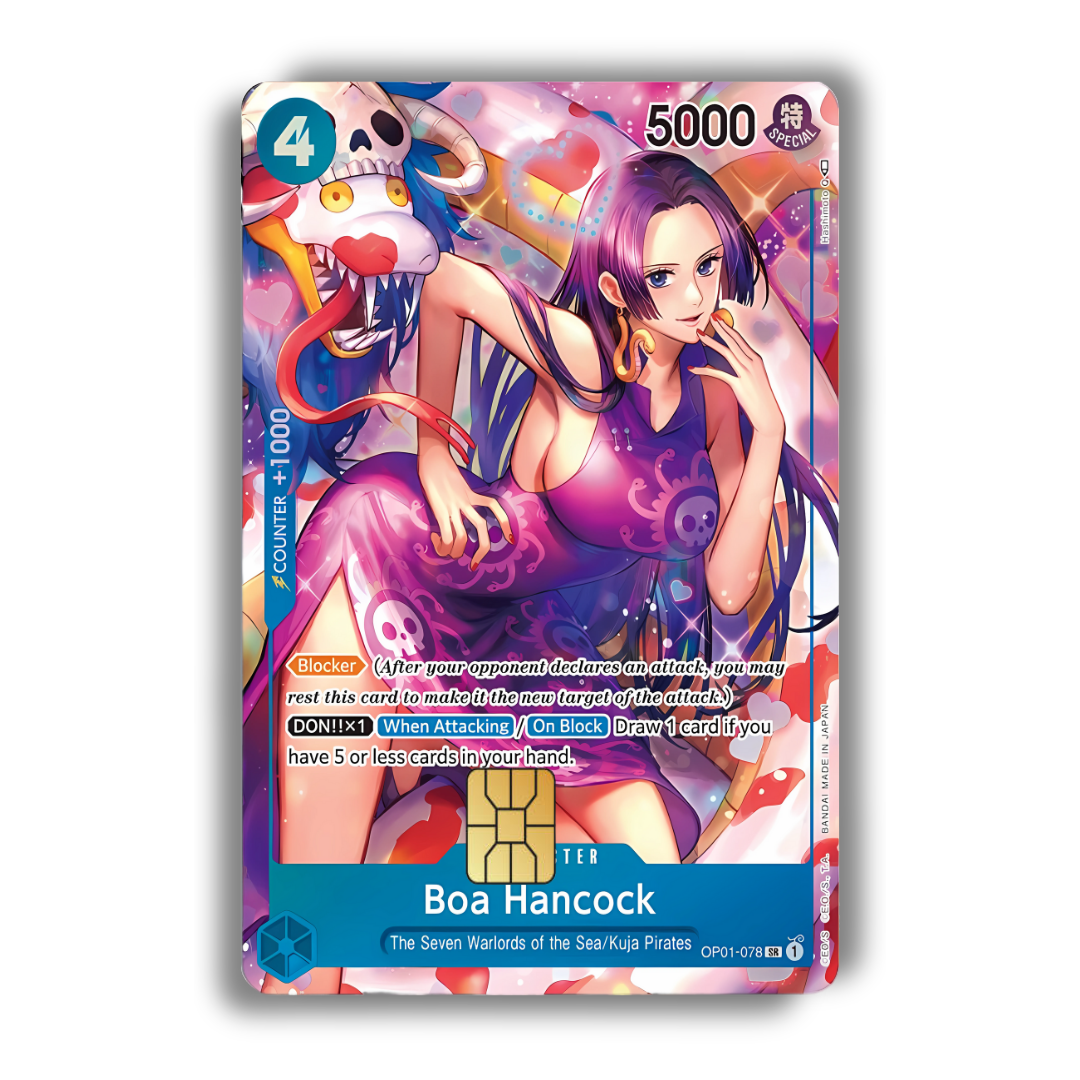 One Piece Custom Anime Styled Card Decal Credit Card Cover Vinyl Skin Sticker - Credit Card Accessory