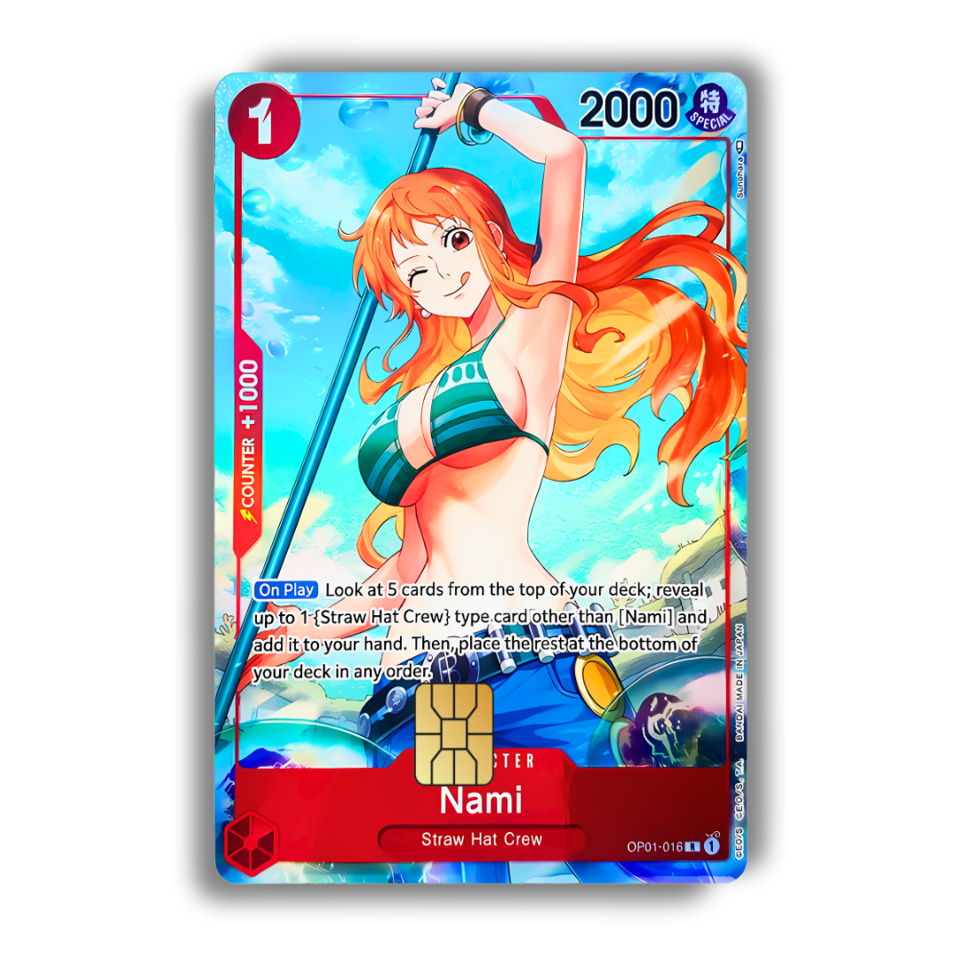 One Piece Custom Anime Styled Card Decal Credit Card Cover Vinyl Skin Sticker - Credit Card Accessory