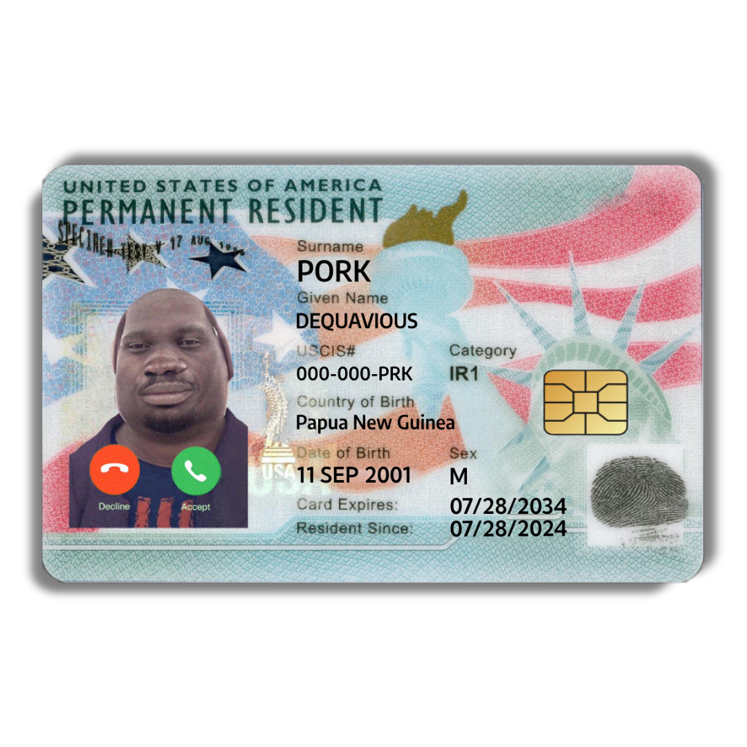 Green Card Collection - Decal Credit Card Cover Vinyl Skin Sticker