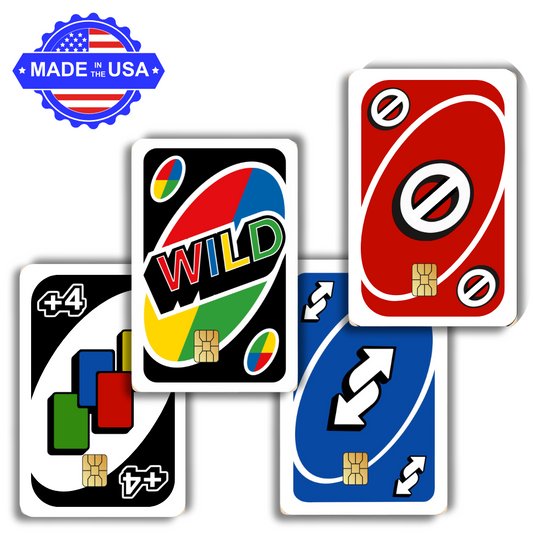 Uno Collection - Decal Credit Card Cover Vinyl Skin Sticker