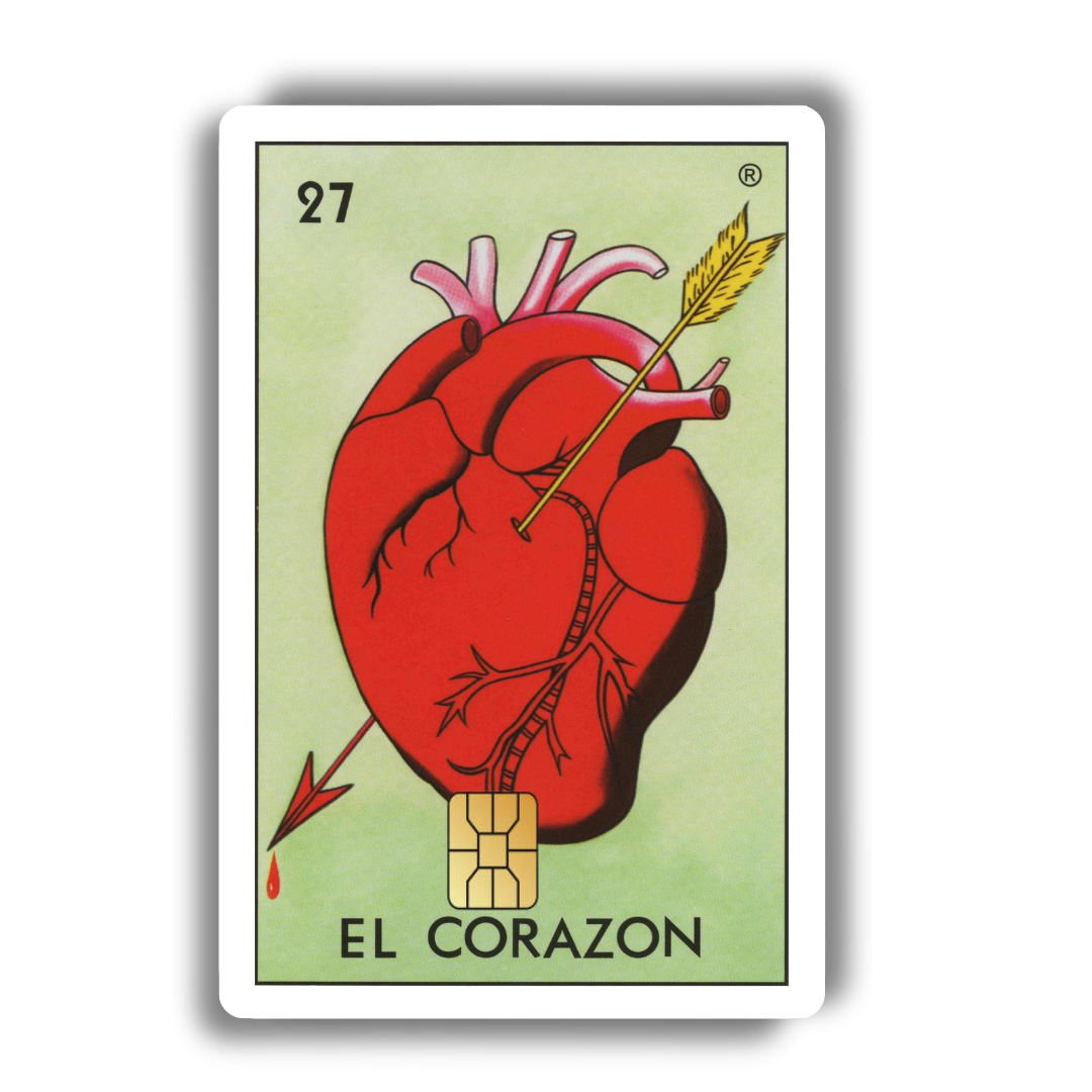 Loteria Collection - Decal Credit Card Cover Vinyl Skin Sticker